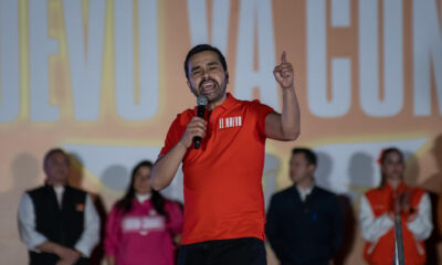 Imagen de archivo del candidato a la Presidencia de México por el partido Movimiento Ciudadano (MC), Jorge Álvarez Máynez. EFE/Miguel Sierra