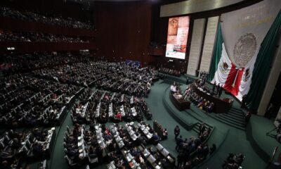 Fotografía de archivo de una vista general de la Cámara de Diputados. EFE/José Méndez