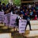 Fotografía de archivo de mujeres indígenas que se congregan en una protesta en el estado de Chiapas. EFE/ Carlos López