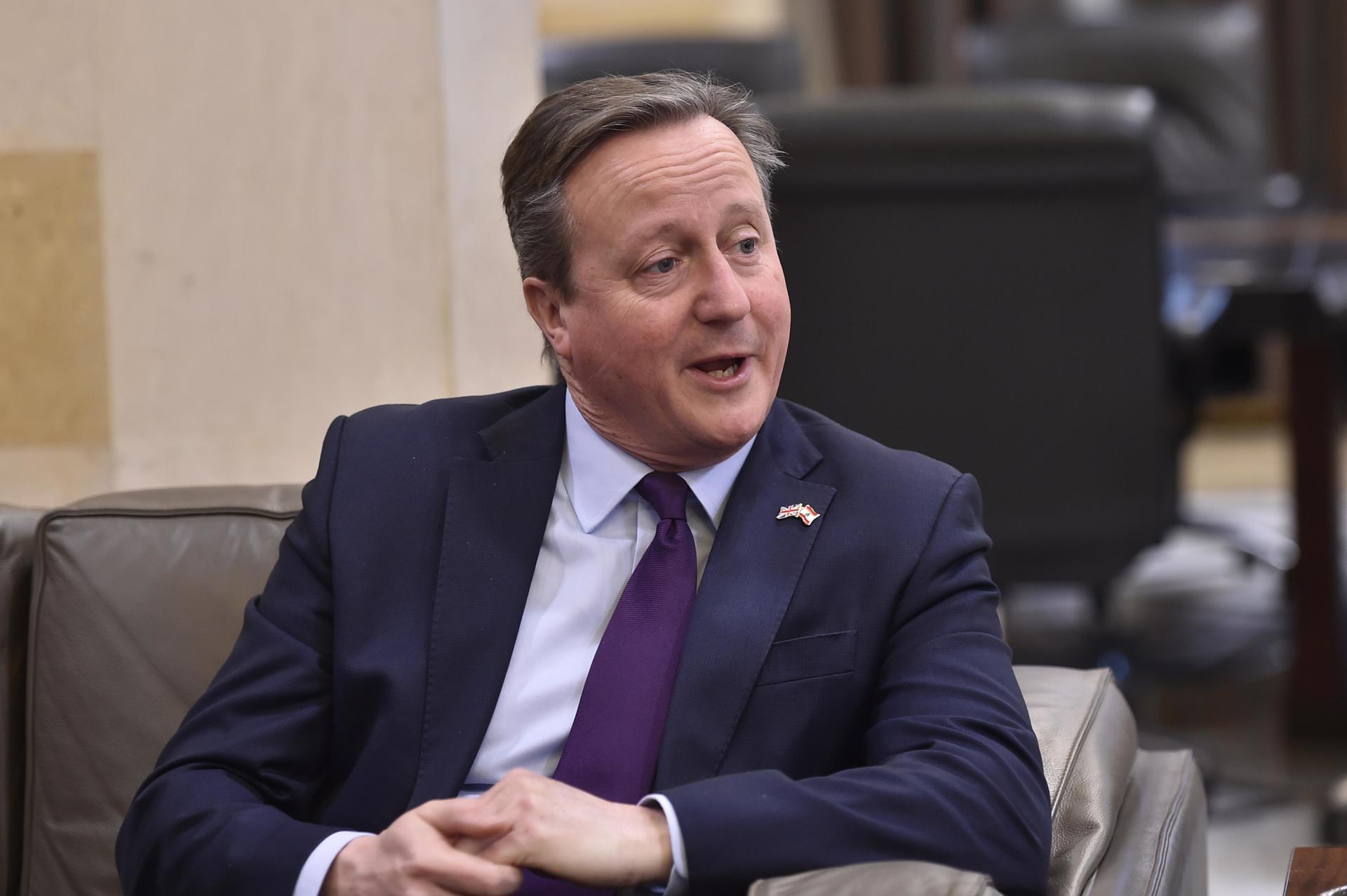 Foto de archivo del ministro británico de Asuntos Exteriores, David Cameron. EFE/EPA/WAEL HAMZEH