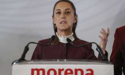 La candidata del oficialismo mexicano a la presidencia de México, Claudia Sheinbaum. EFE/ Isaac Esquivel