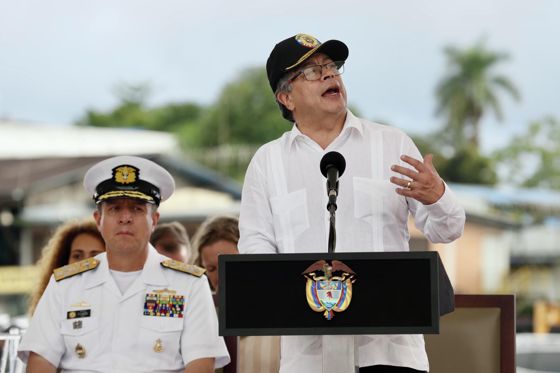 Foto de archivo del presidente de Colombia, Gustavo Petro. EFE/ Carlos Ortega