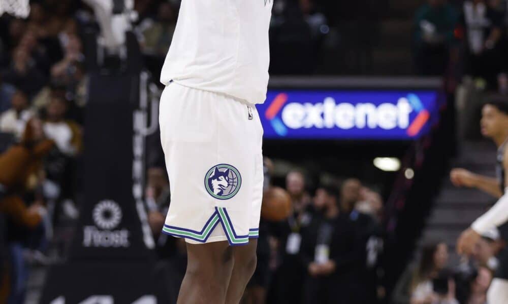 Anthony Edwards de los Minnesota Timberwolves, en una fotografía de archivo. EFE/EPA/ADAM DAVIS