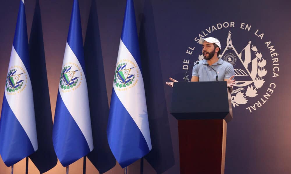 El presidente de El Salvador, Nayib Bukele, en una fotografía de archivo. EFE/Javier Aparicio