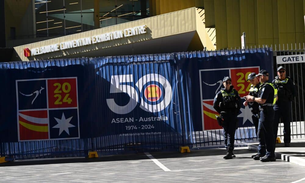 La ciudad australiana de Melbourne acoge la cumbre especial Australia-ASEAN (siglas en inglés de la Asociación de Naciones del Sudeste Asiático). EFE/EPA/JOEL CARRETT AUSTRALIA AND NEW ZEALAND OUT