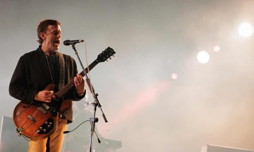 La banda estadounidense Kings of Leon, se presenta en el Festival Lollapalooza este sábado, en el Autódromo de Interlagos, en São Paulo (Brasil). EFE/Isaac Fontana