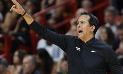Fotografía de archivo del entrenador Erik Spoelstra de los Miami Heat. EFE/ Rhona Wise