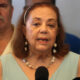 Corina Yoris, candidata presidencial por la Plataforma Unitaria Democrática (PUD), habla durante una rueda de prensa este lunes en Caracas (Venezuela). EFE/ Miguel Gutiérrez