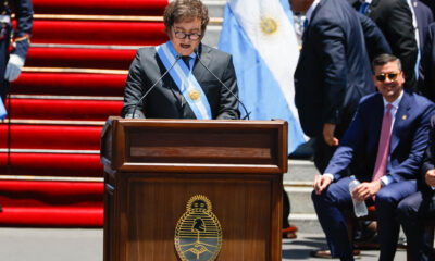 Fotografía de archivo del presidente de Argentina Javier Milei. EFE/ Juan Ignacio Roncoroni