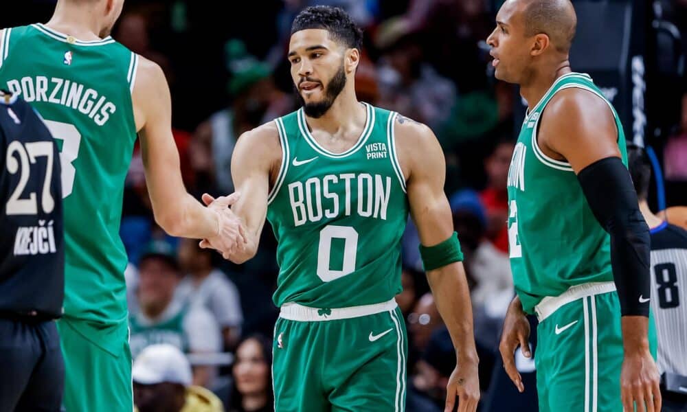 Fotografía de archivo de jugadores de los Boston Celtics. EFE/EPA/ERIK S. LESSER SHUTTERSTOCK OUT