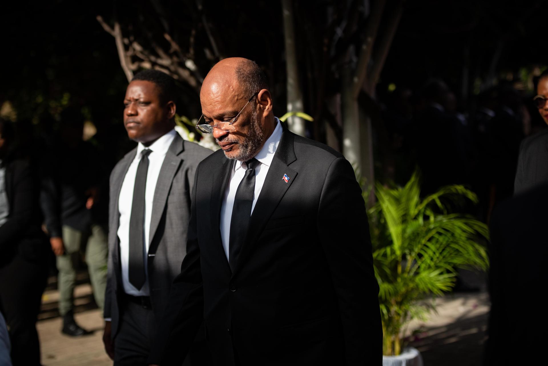El primer ministro haitiano, Ariel Henry, en una fotografía de archivo. EFE/ Johnson Sabin