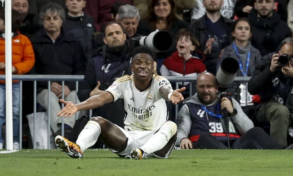 El delantero brasileño del Real Madrid Vinicius Jr. EFE/Chema Moya