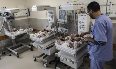 Foto de archivo del hospital Shifa de Gaza, donde ayer murieron tres bebés más por malnutrición y deshidratación. EFE/EPA/HAITHAM IMAD