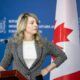 La ministra de Asuntos Exteriores de Canadá, Mélanie Joly, en una fotografía de archivo. EFE/Dumitru Doru