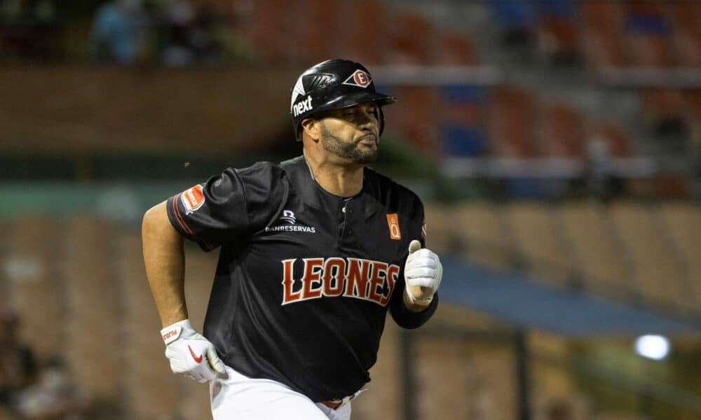 - El beisbolista de grandes ligas Albert Pujols , en una imagen de archivo. EFE/ Orlando Barría