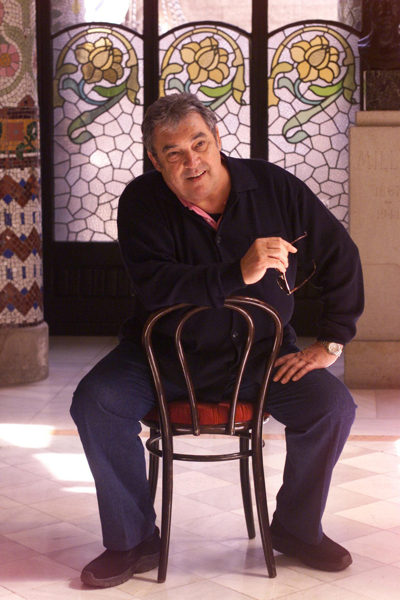 El cantautor argentino, Alberto Cortez, en el Palau de la Música de Barcelona. EFE/Archivo/T.A./Toni Albir