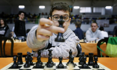 El jugador argentino de ajedrez, Faustino Oro, de 10 años de edad, aseguró este lunes a EFE que sueña con llegar a ser campeón del Mundo, si bien precisó que para alcanzar este objetivo le queda mucho que aprender y mejorar. EFE/ Manuel Lorenzo