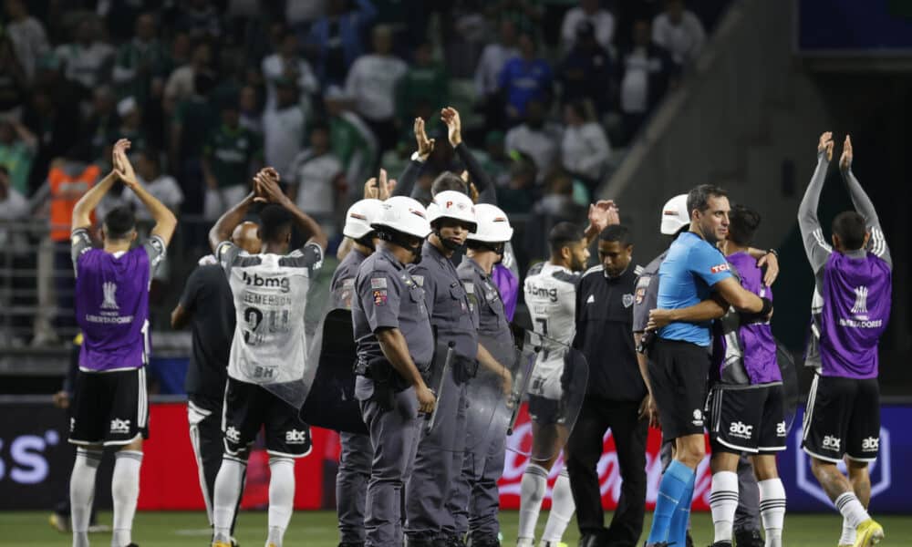 Fotografía de archivo de jugadores de Atlético Mineiro. EFE/ Sebastiao Moreira