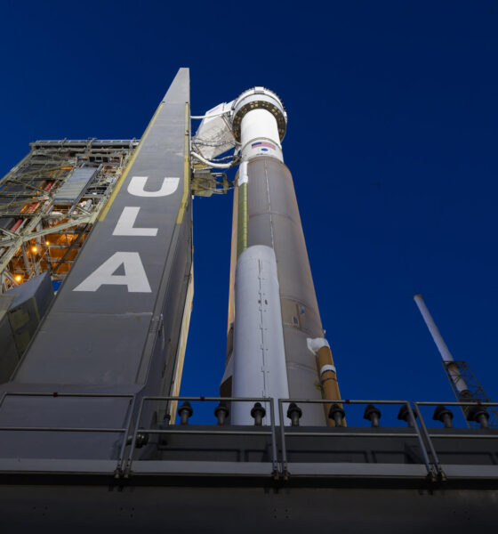 Fotografía cedida por United Launch Alliance (ULA) donde se muestra el cohete Atlas V que lleva el Starliner de Boeing instalado el domingo 5 de mayo en el Complejo de Lanzamiento Espacial-41 (SLC-41) en Cabo Cañaveral, Florida (Estados Unidos). EFE/ULA /SOLO USO EDITORIAL /NO VENTAS /SOLO DISPONIBLE PARA ILUSTRAR LA NOTICIA QUE ACOMPAÑA /CRÉDITO OBLIGATORIO