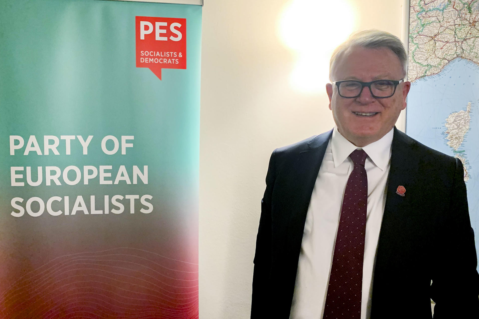 El cabeza de lista de los socialdemócratas para las elecciones europeas, Nicolas Schmit,socialistas.EFE/ Miguel Salvatierra