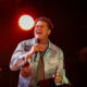 Fotografía de archivo fechada el 21 de marzo de 2024 del cantante colombiano Carlos Vives mientras se presenta en concierto durante su gira 'El Tour de los 30', en el coliseo Rumiñahui, en Quito (Ecuador). EFE/ José Jácome