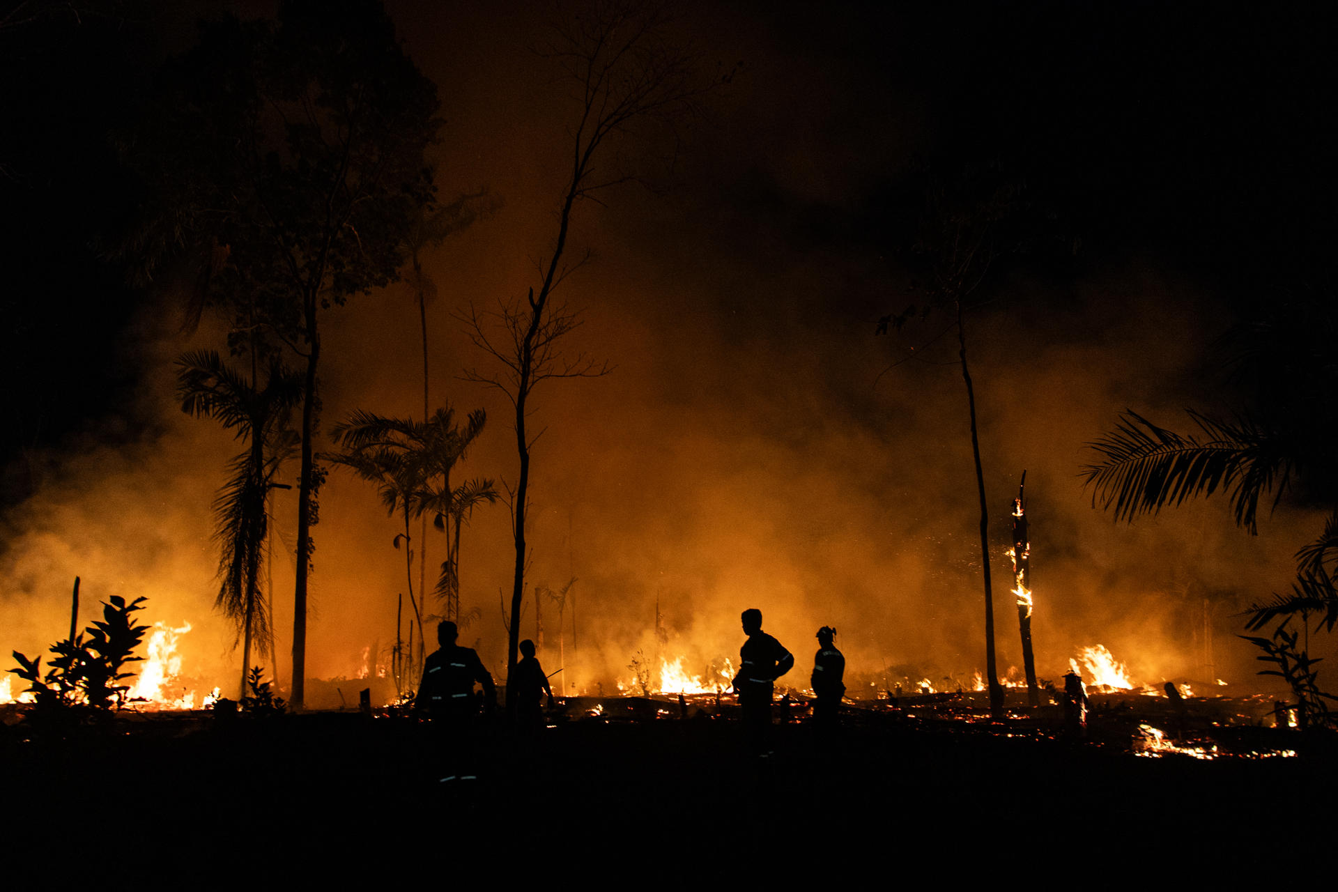 Foto de archivo de incendios en la Amazonía. EFE/ Raphael Alves