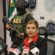 La titular de la Fiscalía General del Estado (FGE), María Elena Andrade, habla este viernes durante una rueda de prensa en la ciudad de Tijuana en Baja California (México). EFE/Joebeth Terriquez