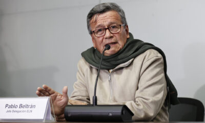 Pablo Beltrán, jefe de la delegación de la guerrilla del ELN, en una fotografía de archivo. EFE/ Mauricio Dueñas Castañeda
