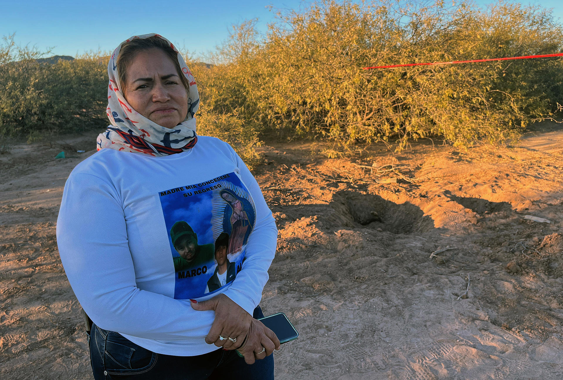 Imagen de archivo de Cecilia Flores, líder del colectivo Madres Buscadoras de Sonora. EFE/Daniel Sánchez