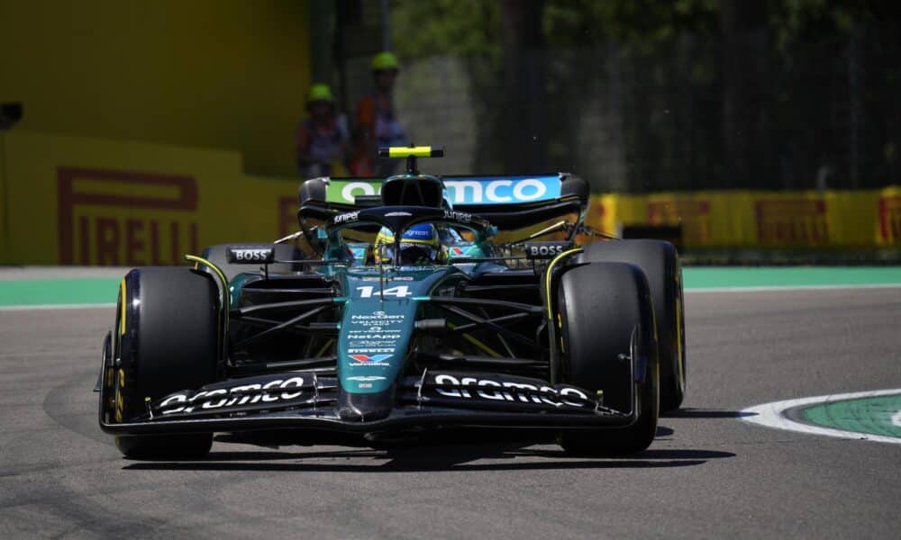 El español Fernando Alonso (Aston Martin). EFE/EPA/DANILO DI GIOVANNI/Archivo