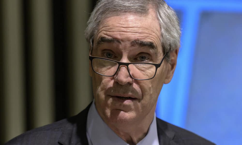 Fotografía de archivo fechada el 3 de diciembre de 2018 del presidente y rector de la Central European University (CEU), Michael Ignatieff , durante una rueda de prensa en Budapest, Hungría. EFE/ Zsolt Szigetvary / PROHIBIDO SU USO EN HUNGRÍA