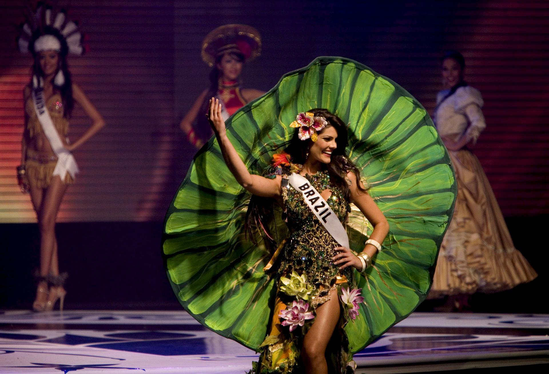 Foto de archivo de la ex Miss Brasil Natália Anderle. EFE/Kevin German