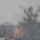 Fotografía de un incendio este 28 de mayo de 2024 en Tegucigalpa (Honduras). EFE/ Gustavo Amador