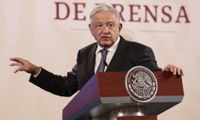 El presidente de México, Andrés Manuel López Obrador, participa durante su conferencia de prensa matutina en Palacio Nacional en la Ciudad de México (México). EFE/José Méndez