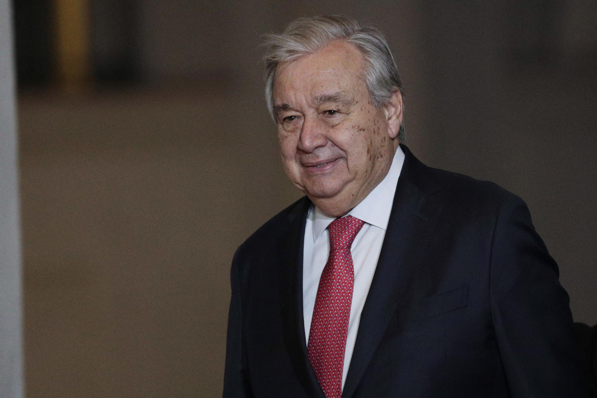 El secretario general de Naciones Unidas, António Guterres, en una imagen de archivo el pasado 2 de mayo de 2024 en Santiago de Chile. EFE/ Elvis González