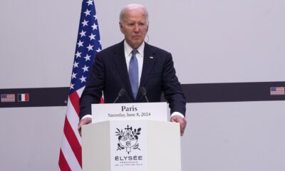 El presidente de EE.UU. Joe Biden durante una visita de Estado en París (Francia.). EFE/EPA/MICHEL EULER / POOL MAXPPP OUT