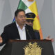 El presidente de Bolivia, Luis Arce, pronuncia un discurso en La Paz (Bolivia), en una fotografía de archivo. EFE/ Stringer