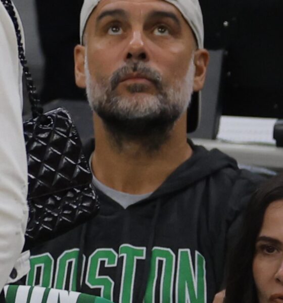 El español Pep Guardiola, presente en el TD Garden para presenciar el primer juego de la final de la NBA entre los Mavericks y los Celtics en Boaton. EFE/EPA/CJ GUNTHER