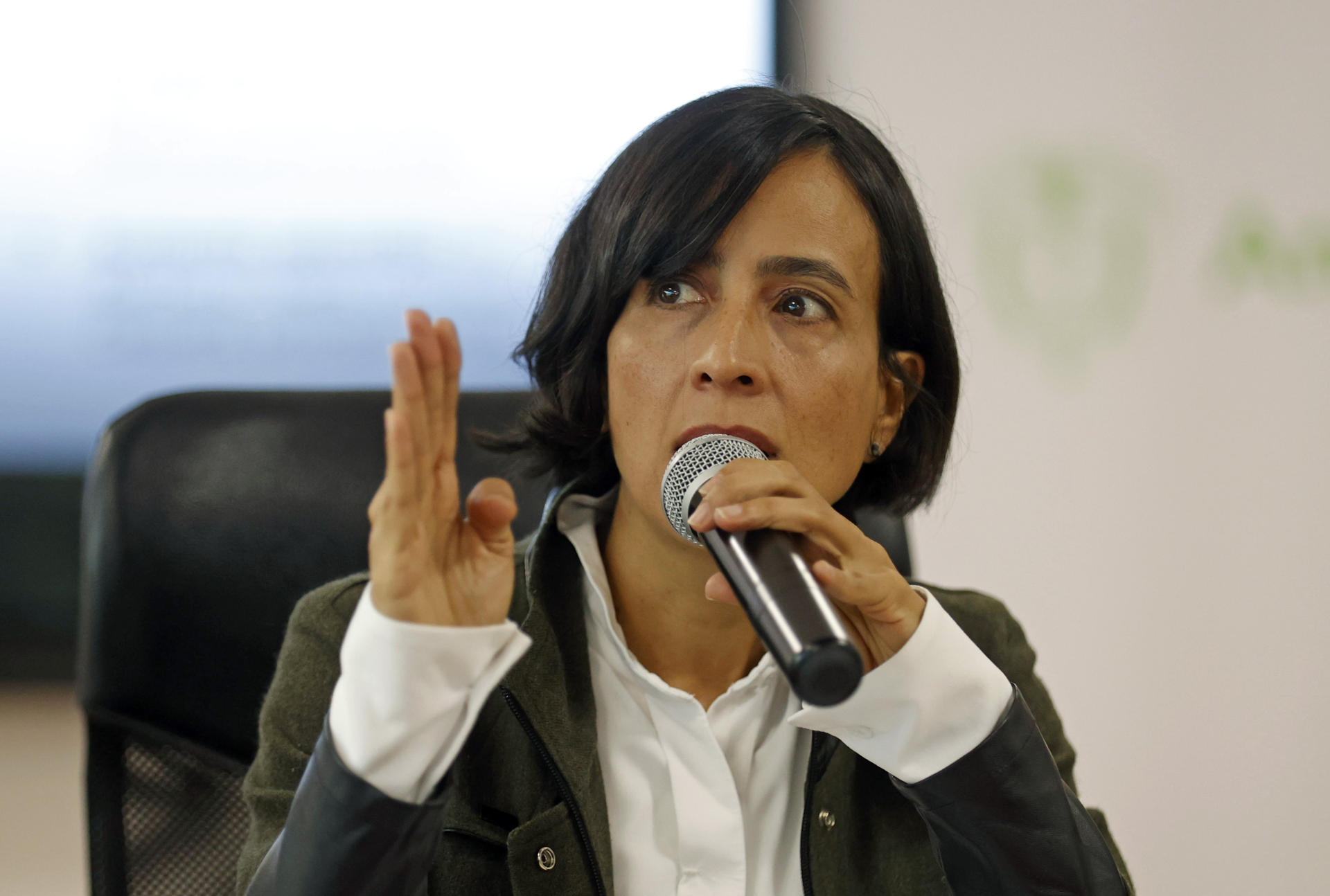 Foto de archivo de la ministra de Ambiente de Colombia Susana Muhamad. EFE/Mauricio Dueñas Castañeda