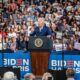 El presidente de EE.UU., Joe Biden habla durante un evento de campaña en el estado de Carolina del Norte este 28 de junio de 2024. EFE/EPA/STAN GILLILAND