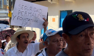 Fotografía de archivo de una marcha de indígenas mayas choles para exigir mayor seguridad. EFE/ Carlos López
