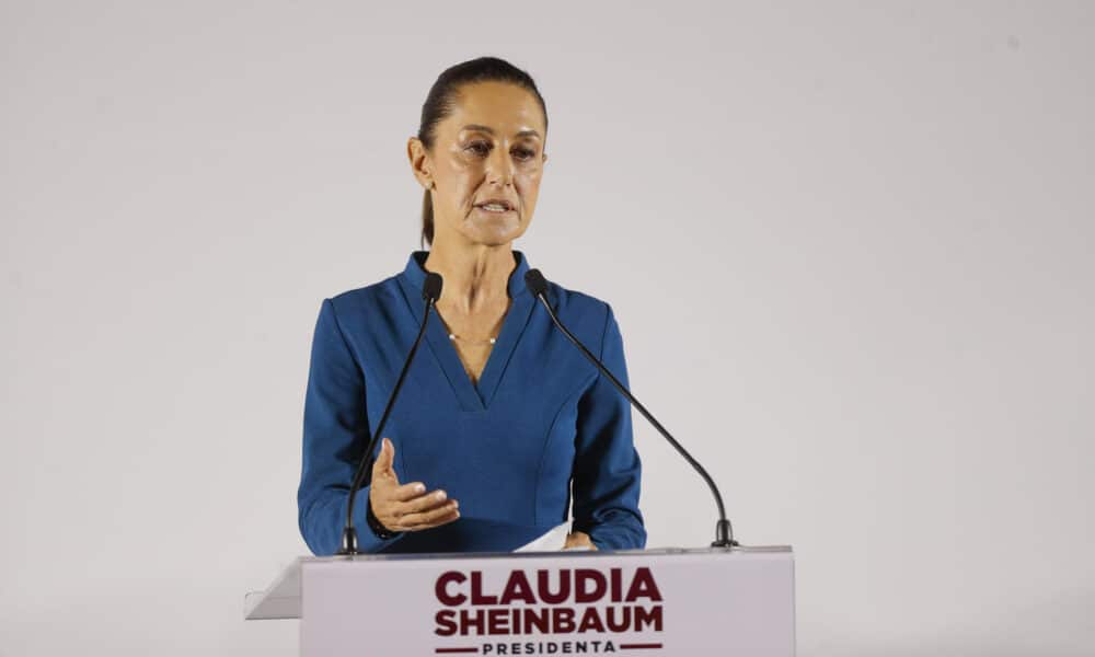 La presidenta electa de México, Claudia Sheinbaum, habla durante la presentación de parte de su gabinete de Gobierno, en el Museo de Economía en Ciudad de México (México). Imagen de archivo. EFE/ Isaac Esquivel