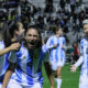 Estefanía Palomar, de Argentina, anotó el segundo gol ante Costa Rica este viernes durante un partido amistoso en el estadio Ciudad de Caseros, en Buenos Aires (Argentina). EFE/ Str