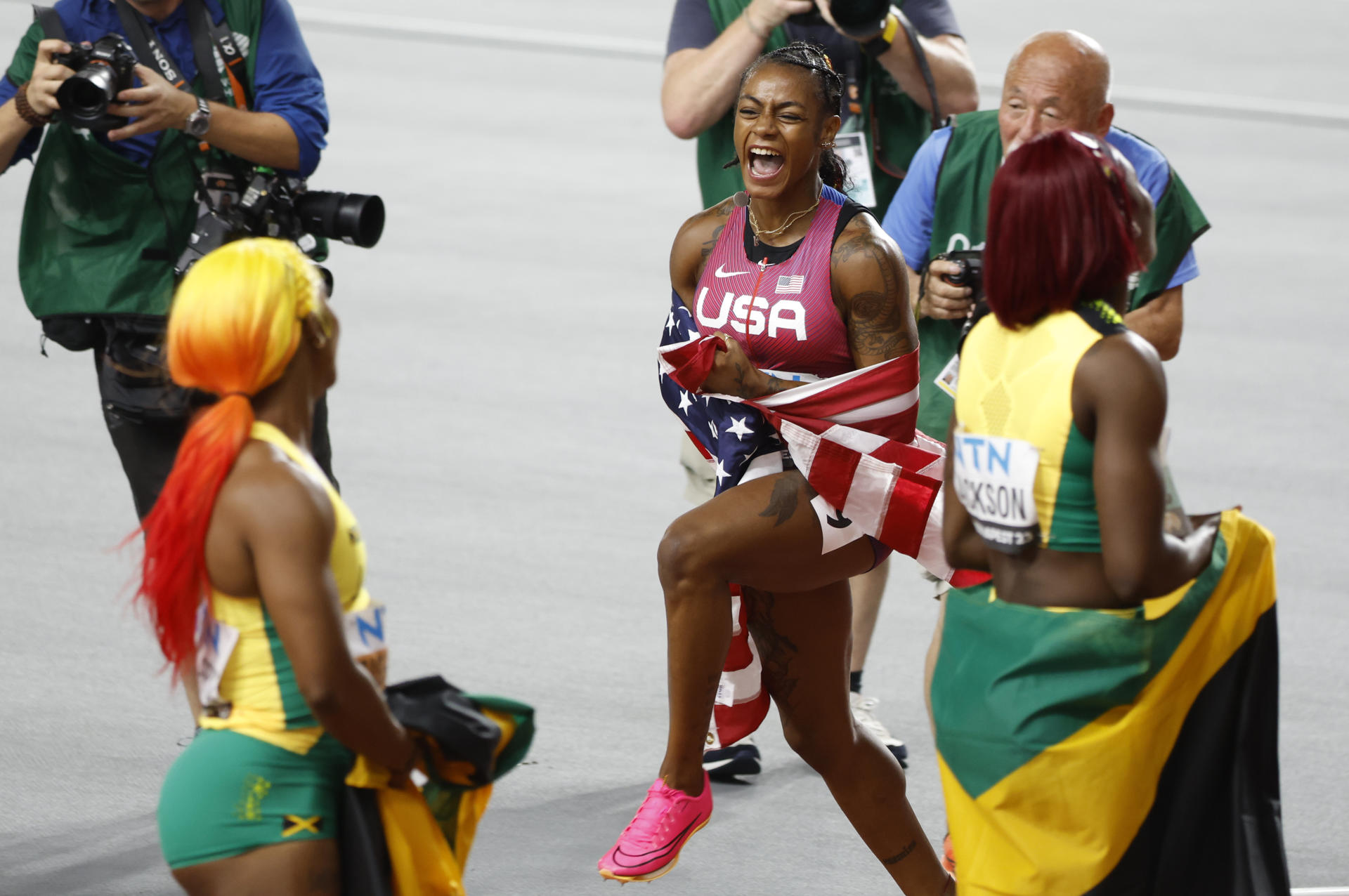 La atleta estadounidense Sha'Carri Richardson, en una imagen de archivo. EFE/Javier Etxezarreta