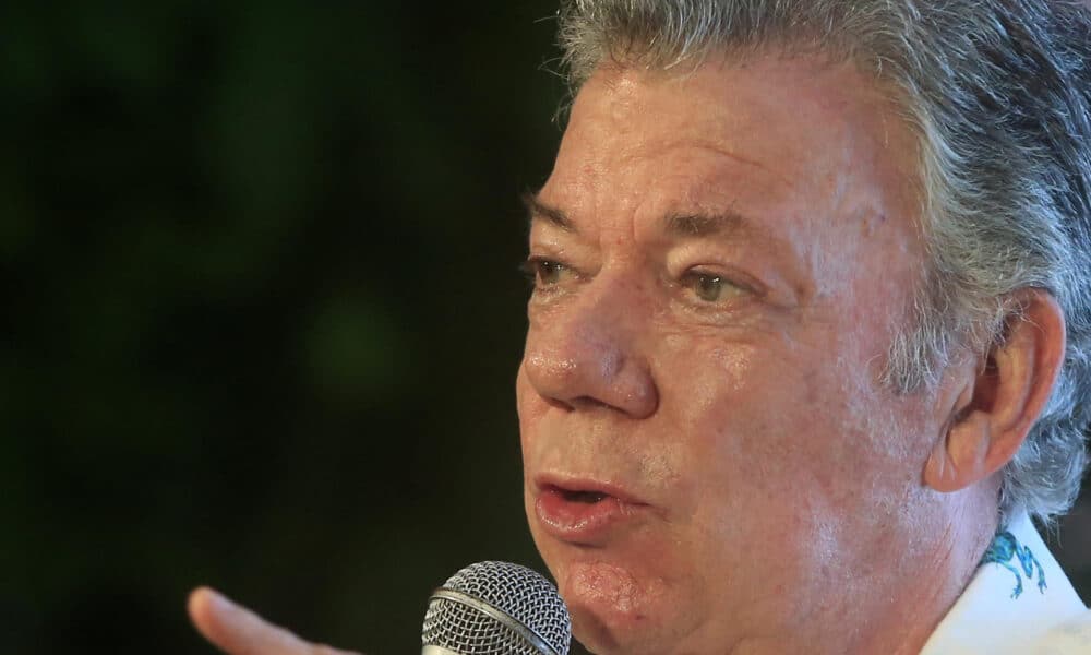 El premio Nobel de Paz 2016 y ex presidente de Colombia, Juan Manuel Santos, en una foto de archivo. EFE/ Ricardo Maldonado Rozo