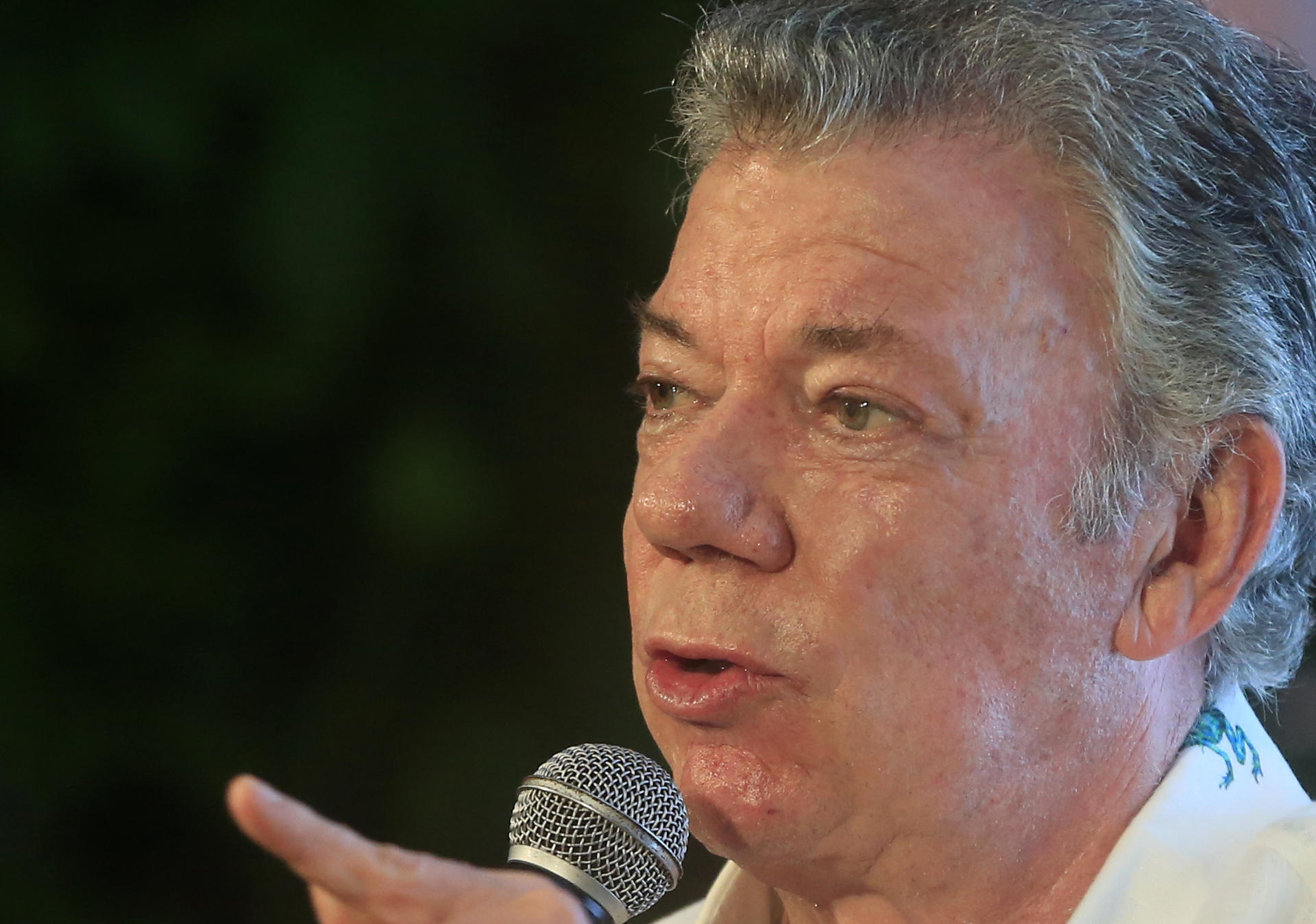 El premio Nobel de Paz 2016 y ex presidente de Colombia, Juan Manuel Santos, en una foto de archivo. EFE/ Ricardo Maldonado Rozo