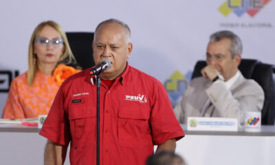 El primer vicepresidente del Partido Socialista Unido de Venezuela (PSUV), Diosdado Cabello en una foto de archivo. EFE/ Rayner Peña R.