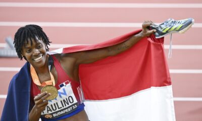 Fotografía de archivo de la atleta Marileidy Paulino de República Dominicana. EFE/EPA/Tibor Illyes