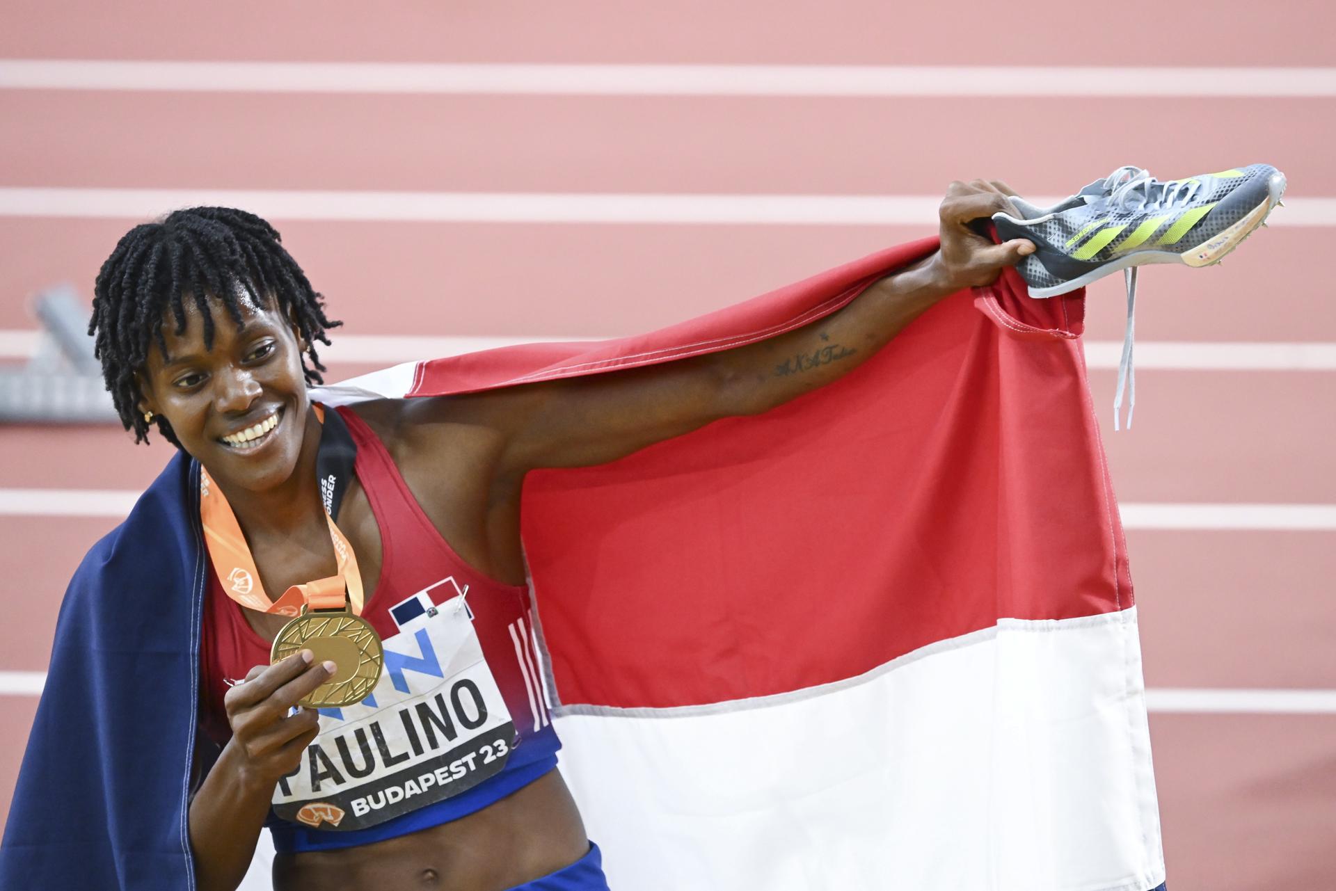 Fotografía de archivo de la atleta Marileidy Paulino de República Dominicana. EFE/EPA/Tibor Illyes