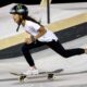 La skater brasileña Rayssa Leal, durante un Campeonato Mundial de Skate en la modalidad "Street", en el Parque Anhembi, de Sao Paulo (Brasil). EFE/Sebastião Moreira
